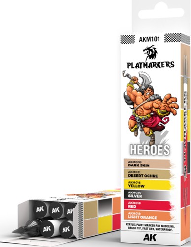 Playmarker - Heroes set Playmarker - Heroes set