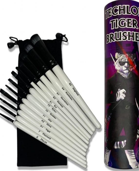 Techlon Tiger Drybrushes Techlon Tiger Drybrushes