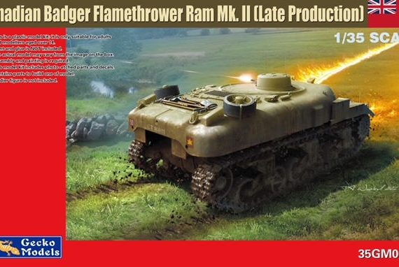 Canadian Badger Flamethrower Ram Mk.II (Late Production) Canadian Badger Flamethrower Ram Mk.II (Late Production)