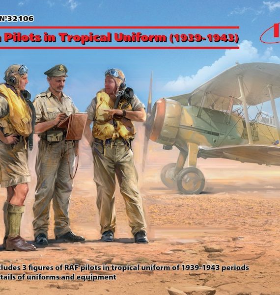 British Pilots in Tropical Uniform British Pilots in Tropical Uniform